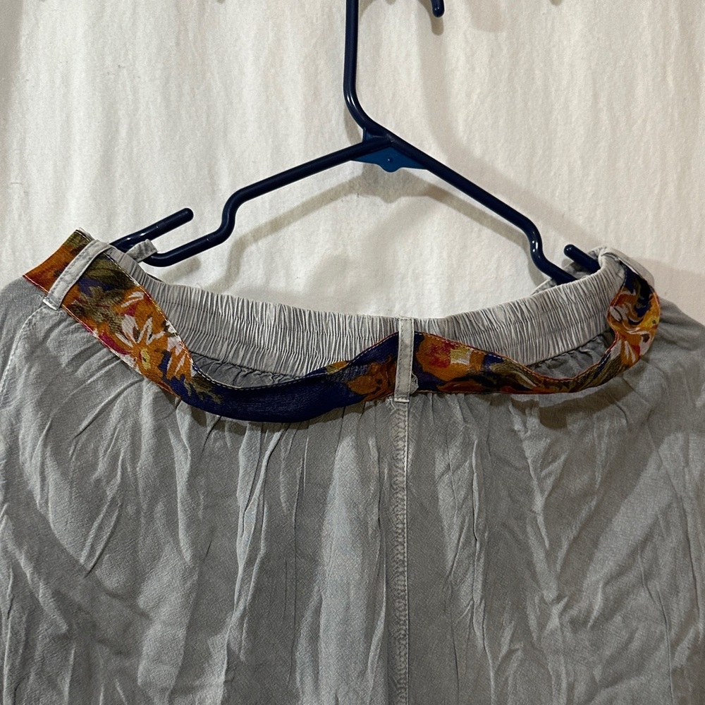 Young Threads Bohemian Wide Leg Pants with Patchwork Design - Picture 9 of 11
